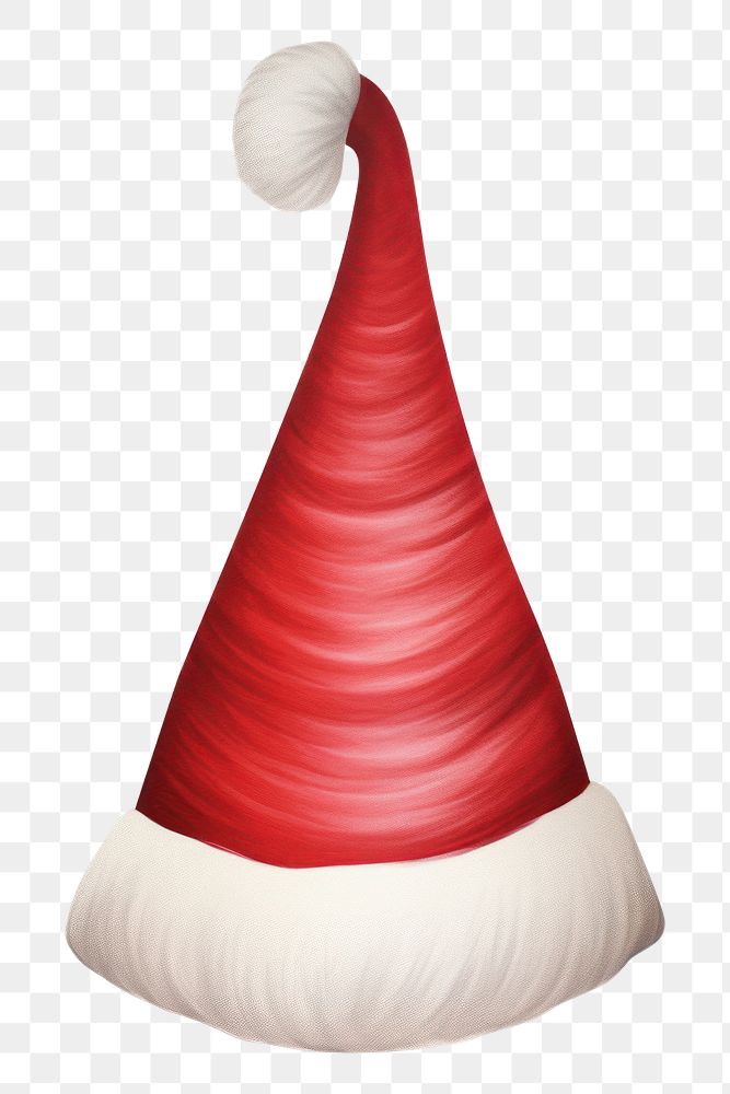 PNG Christmas hat red celebration. 