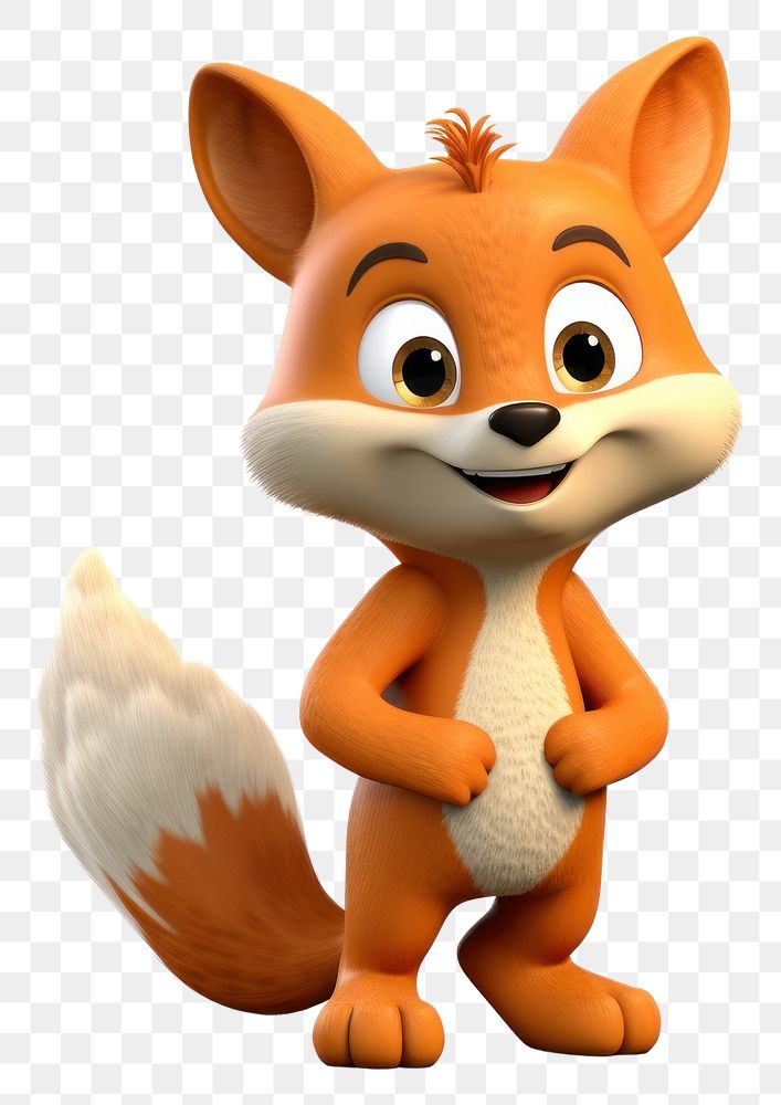 PNG Fox cartoon mammal animal. 