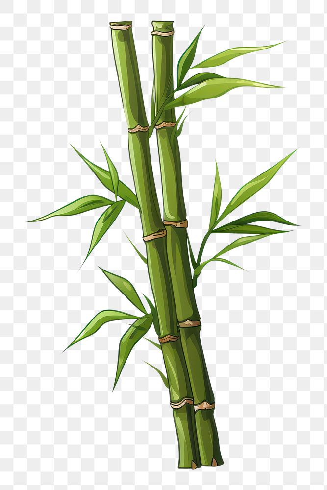 PNG Bamboo plant freshness. 