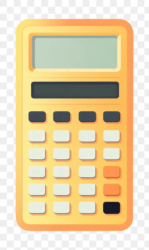 PNG A calculator mathematics white background electronics. AI generated Image by rawpixel.