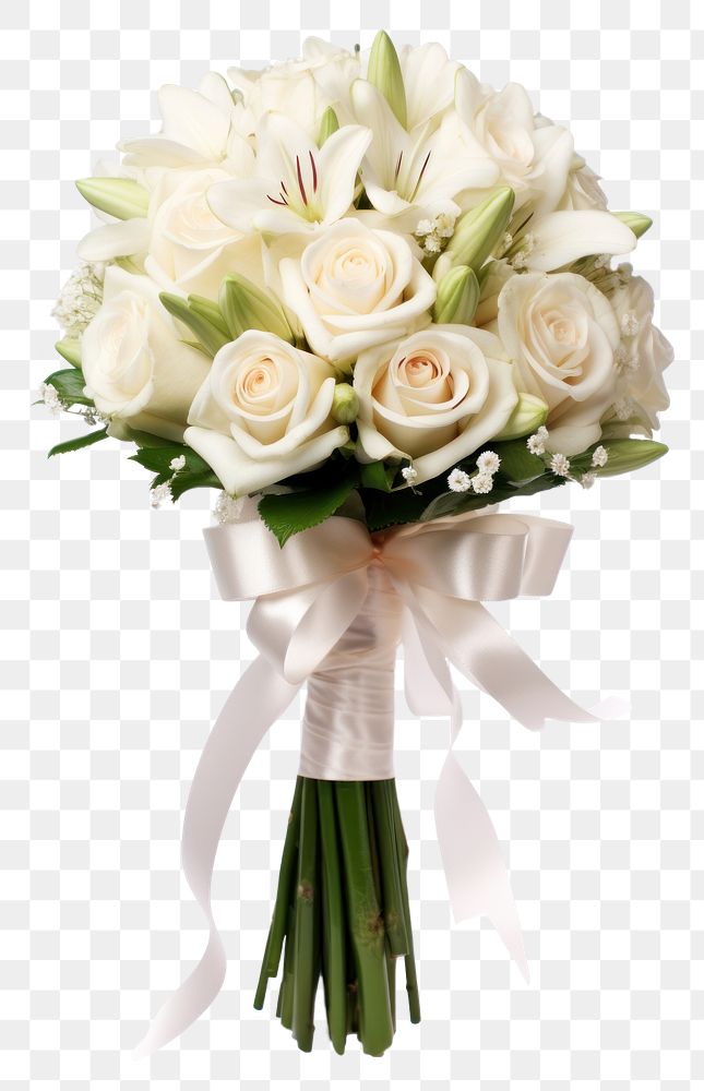 PNG Wedding bouquet flower plant white. AI generated Image by rawpixel.