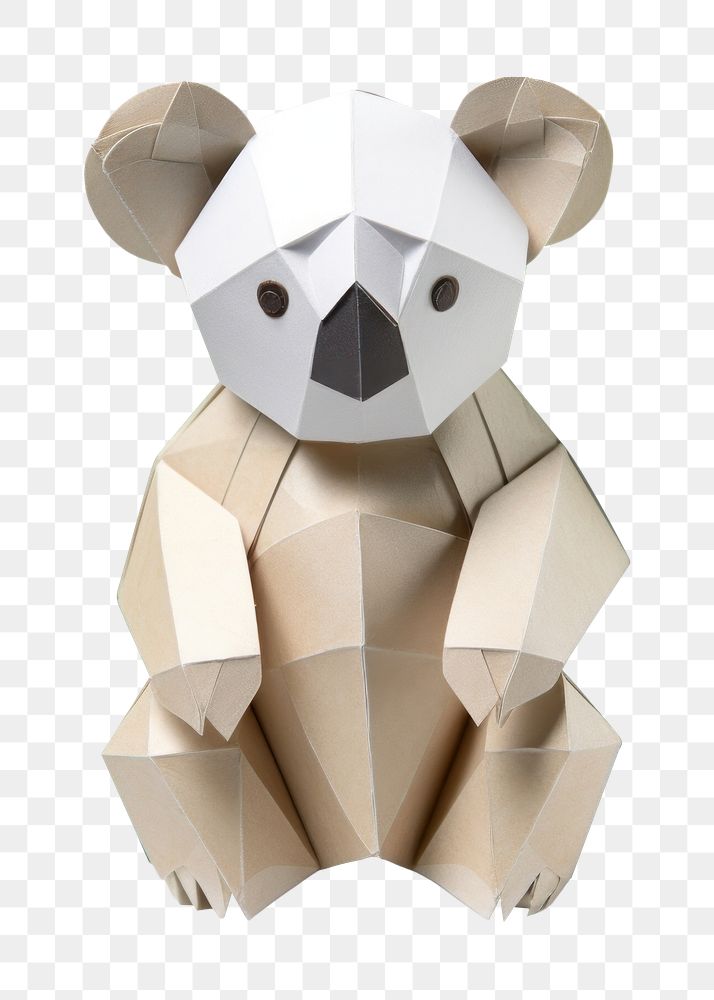PNG  Koala paper origami koala. AI generated Image by rawpixel.