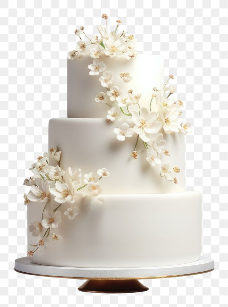 PNG White wedding cake beautiful dessert. AI generated Image by rawpixel.