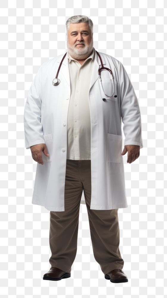 PNG Doctor adult white background stethoscope. AI generated Image by rawpixel.