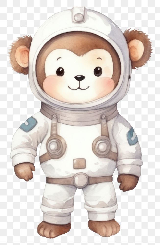 PNG Astronaut cartoon cute toy. 