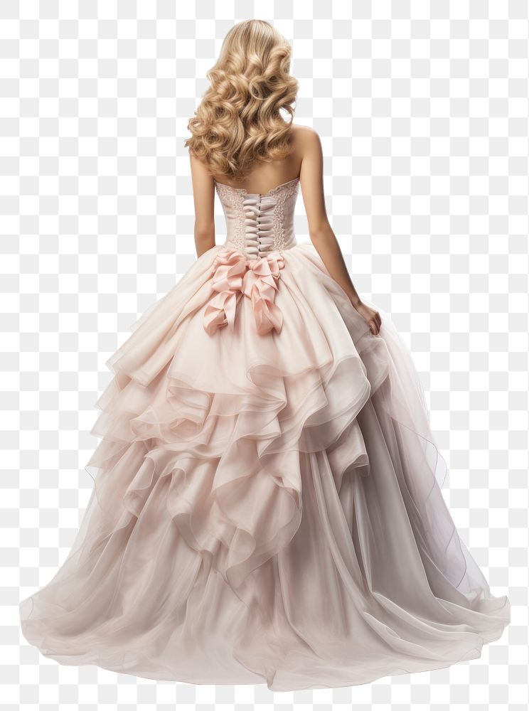PNG Princess fashion wedding dress