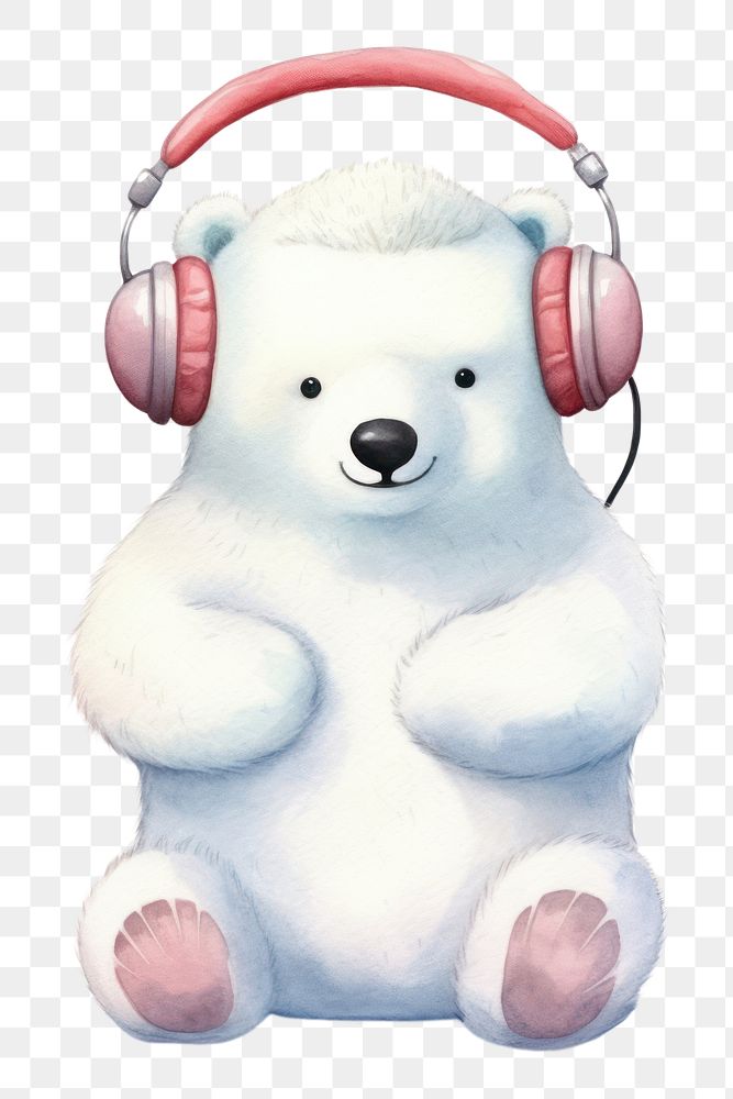 PNG Polar Bear bear representation electronics. 