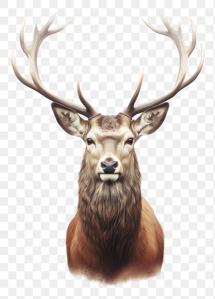 PNG Dear wildlife animal antler. AI generated Image by rawpixel.