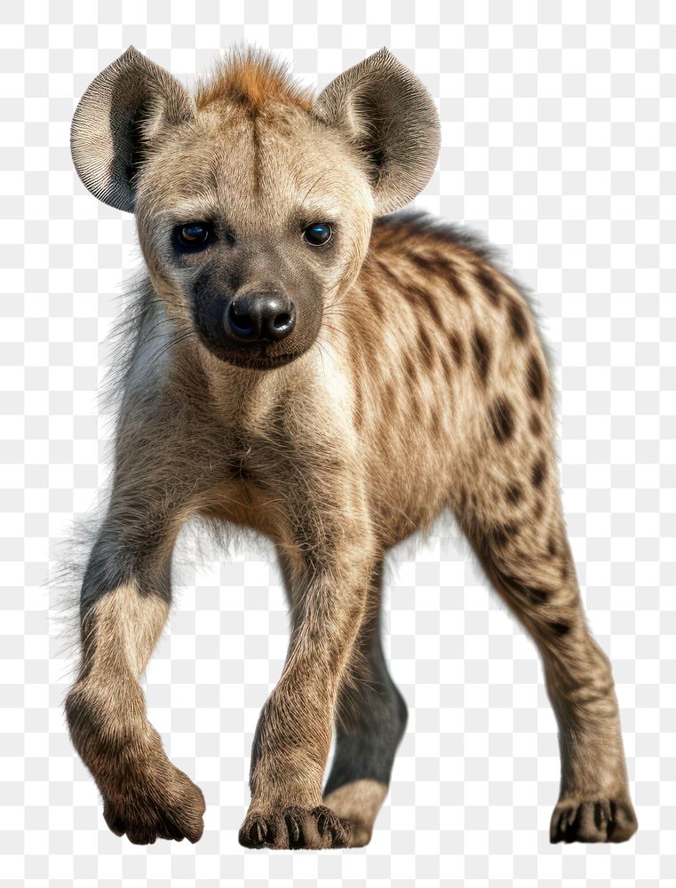PNG Baby hyena wildlife animal mammal. AI generated Image by rawpixel.