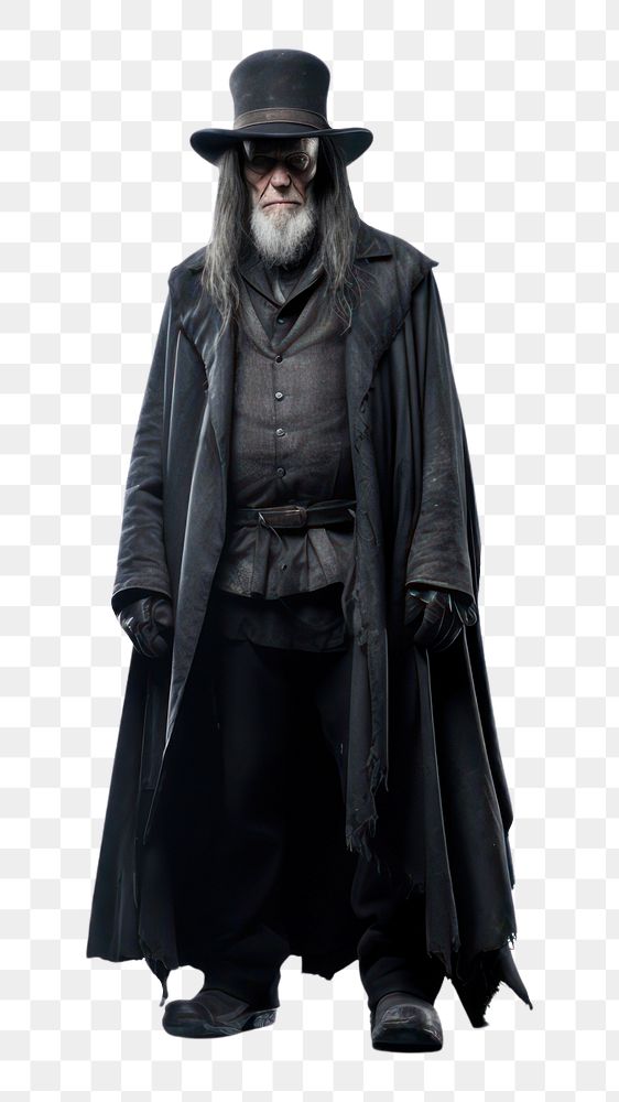 PNG Old undertaker overcoat costume fashion. AI generated Image by rawpixel.