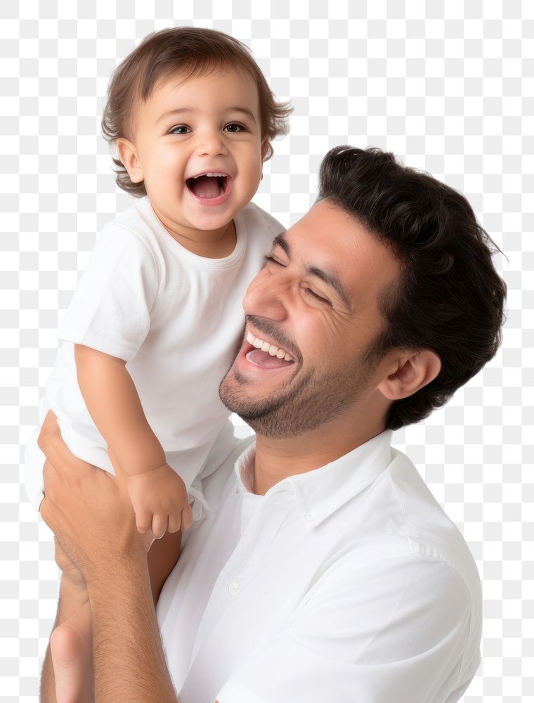 PNG Smiling father laughing adult cute. AI generated Image by rawpixel.