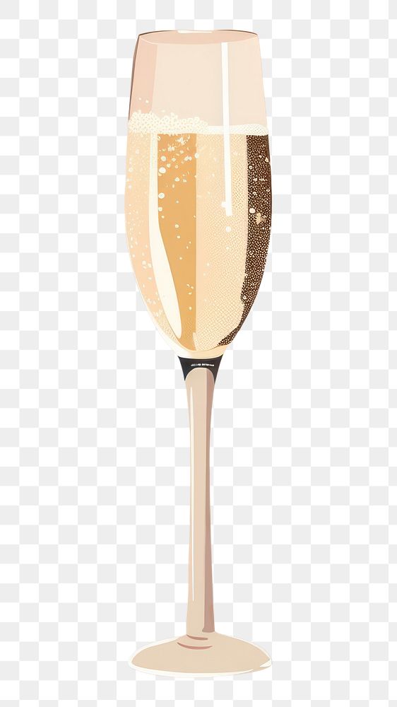 PNG Champagne glass drink wine. 