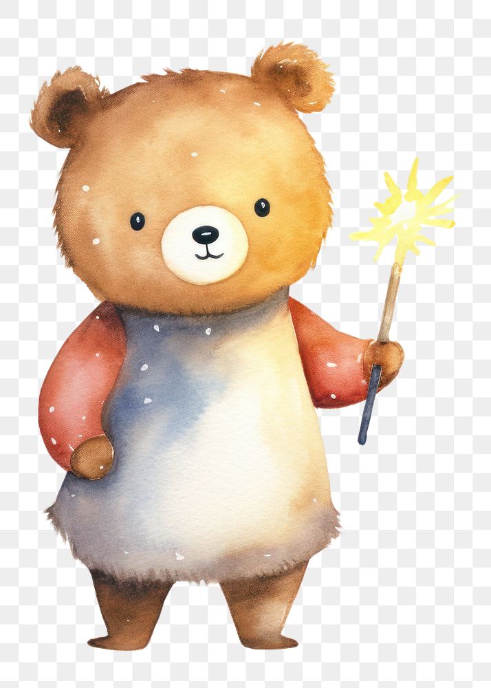 PNG Cute bear toy  