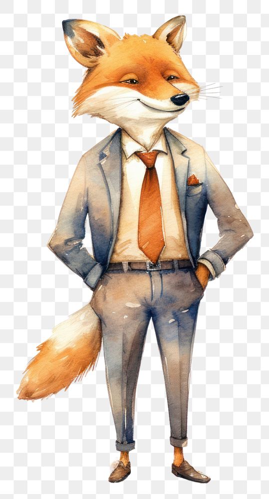 PNG Fox sale person animal mammal adult. AI generated Image by rawpixel.