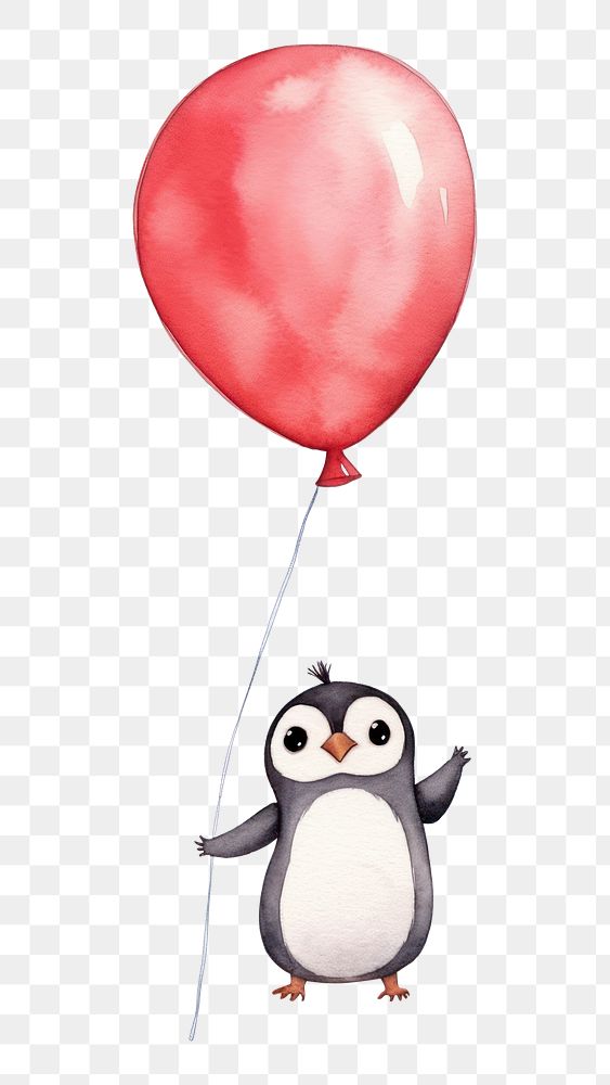 PNG Outdoors balloon penguin nature. AI generated Image by rawpixel.
