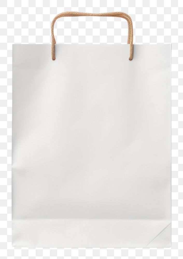 PNG  Paper bag handbag paper white. AI generated Image by rawpixel.