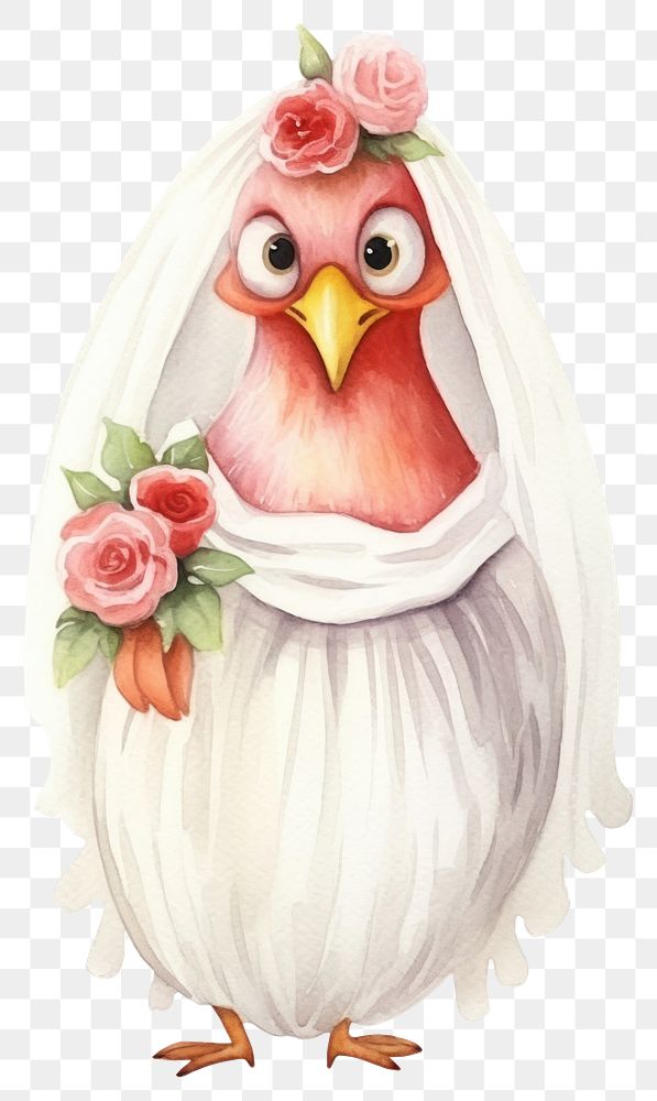 PNG Chicken animal cartoon bird. AI generated Image by rawpixel.
