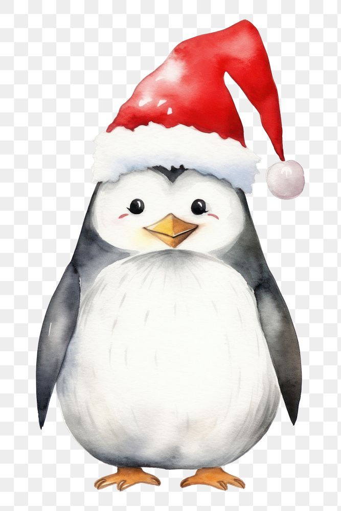 PNG Christmas penguin snowman cartoon animal. 