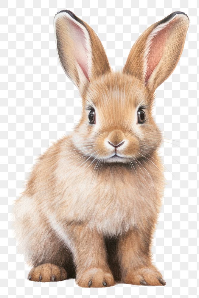 PNG Easter bunny mammal animal rodent. AI generated Image by rawpixel.