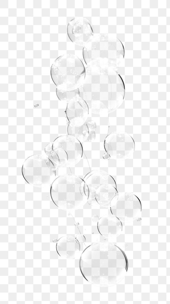 PNG Bubbles blue blue background transparent