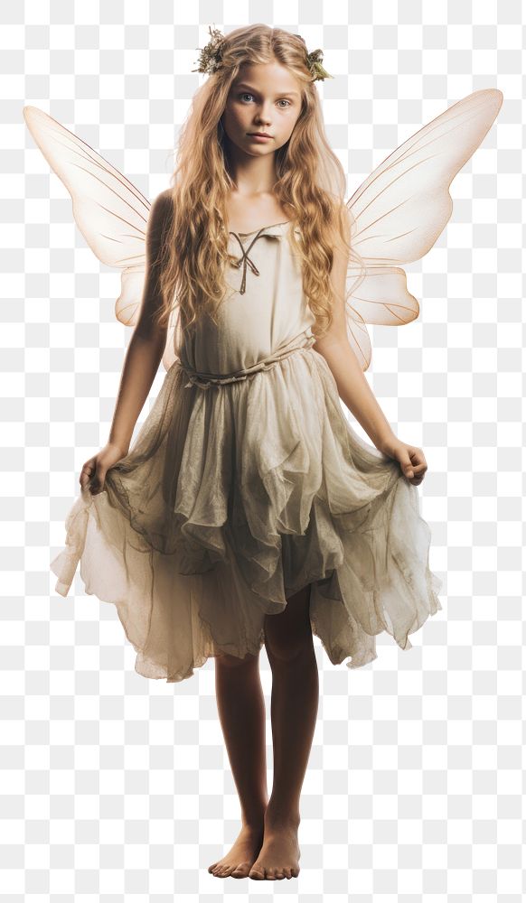 PNG A little fairy costume angel dress