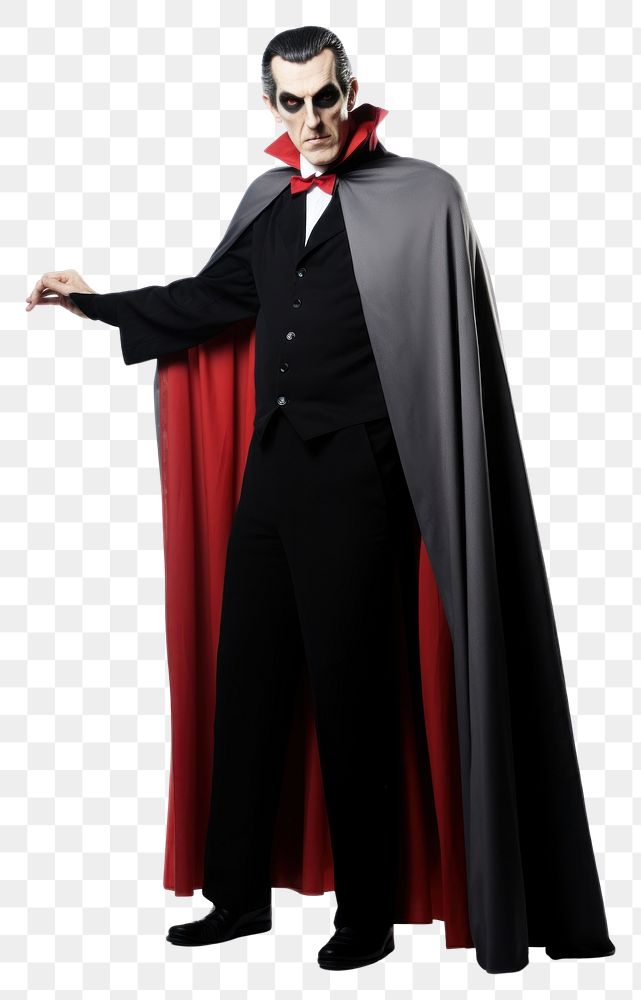 PNG A real dracula costume fashion adult. AI generated Image by rawpixel.