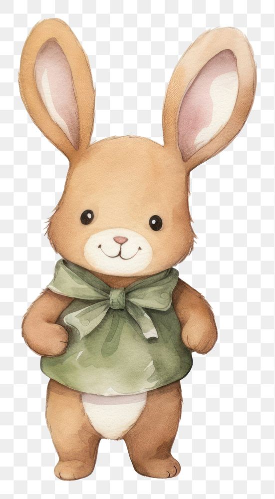 PNG Baby rabbit animal cartoon mammal. AI generated Image by rawpixel.