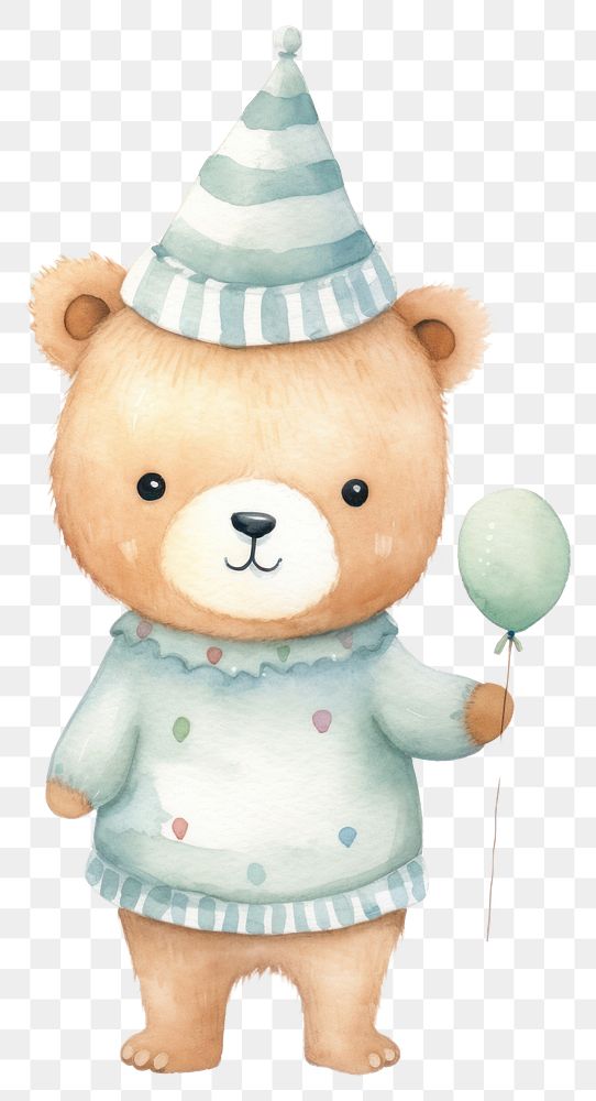 PNG Baby animal balloon cartoon cute. 