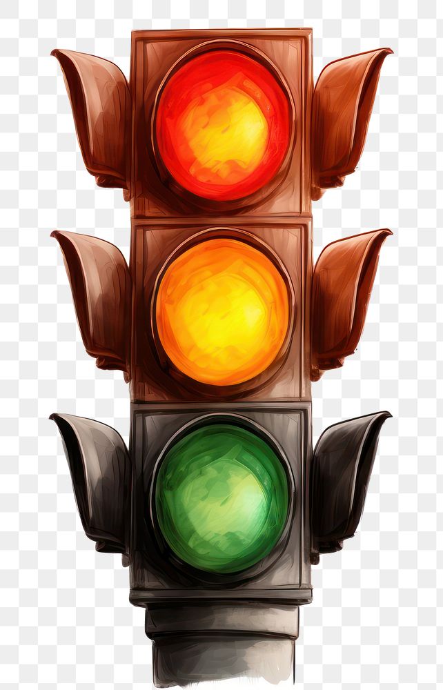 PNG Traffic light traffic white background traffic light. AI generated Image by rawpixel.