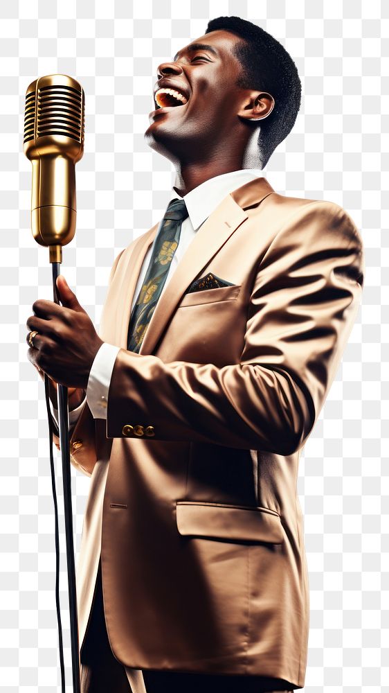 PNG  Singer microphone holding singer. AI generated Image by rawpixel.