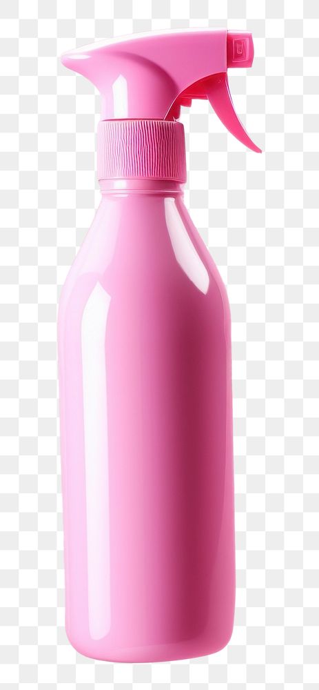 PNG Cleaning product bottle pink pink background. 