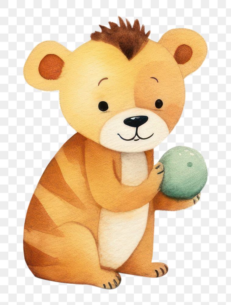 PNG Animal cartoon cute toy. 