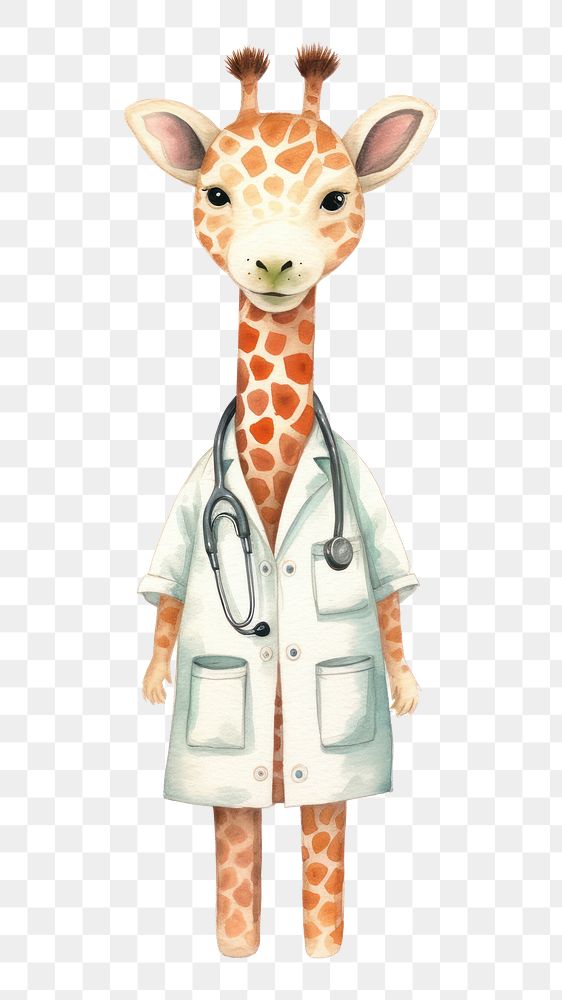 PNG Cute animal doctor cartoon mammal  