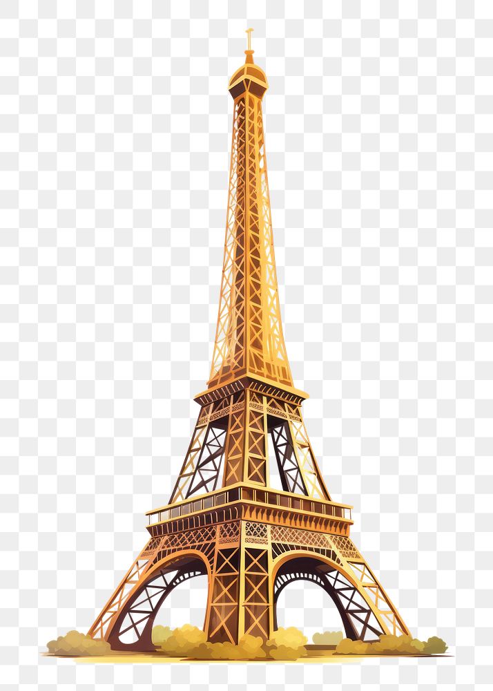 PNG Eiffel Tower tower architecture building. AI generated Image by rawpixel.