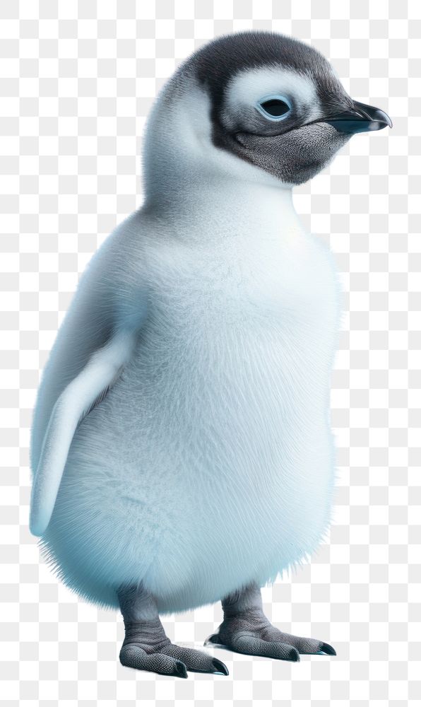 PNG Baby penguin animal bird blue. AI generated Image by rawpixel.