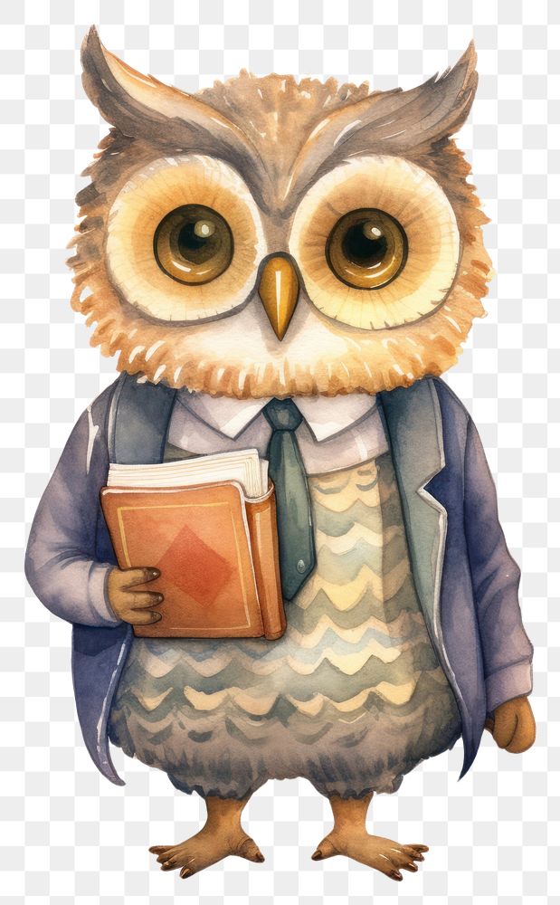 PNG Owl animal book representation. 