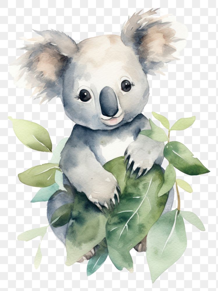 PNG Koala holding recycle logo animal mammal cute. AI generated Image by rawpixel.
