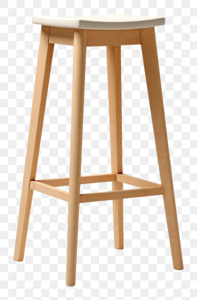 PNG  A tall stool furniture  absence. AI generated Image by rawpixel.