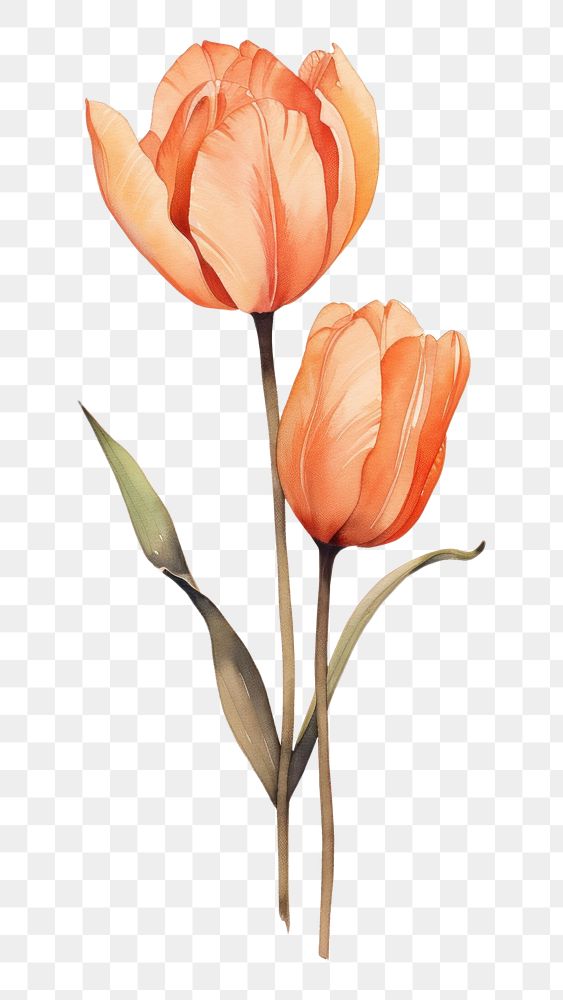 PNG Flower plant tulip inflorescence. | Premium PNG - rawpixel