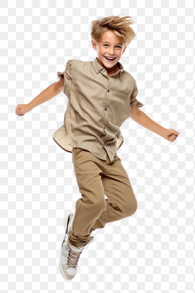 PNG Boy dancing footwear smiling