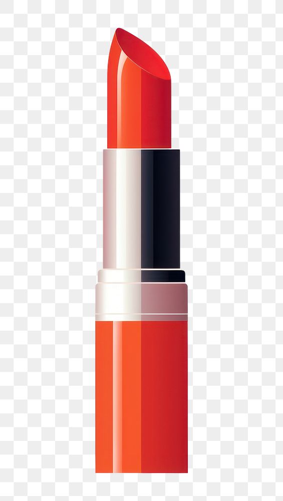 PNG A lipstick stick cosmetics white background dynamite. AI generated Image by rawpixel.