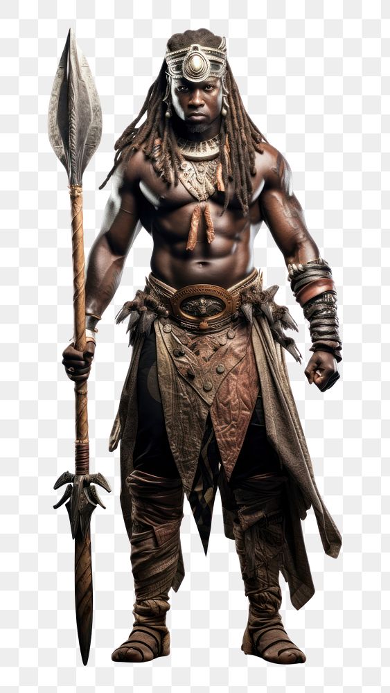 PNG African Warrior costume warrior fantasy
