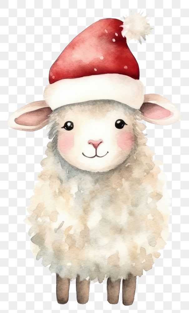 PNG Christmas animal livestock cartoon. AI generated Image by rawpixel.