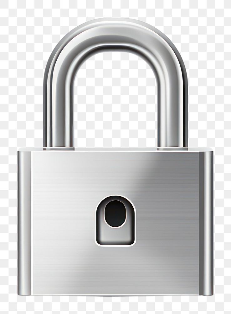 PNG Modern key padlock icon white background protection security. AI generated Image by rawpixel.