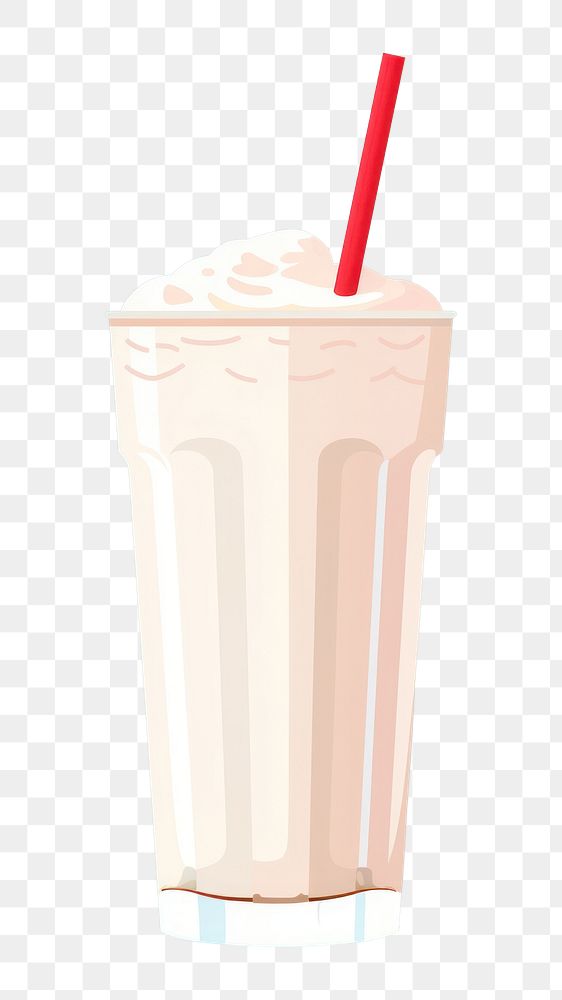PNG Milk shake milk milkshake smoothie. AI generated Image by rawpixel.