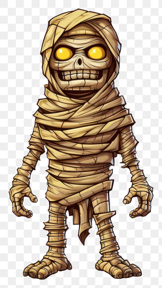 PNG Mummy drawing sketch representation. AI generated Image by rawpixel.