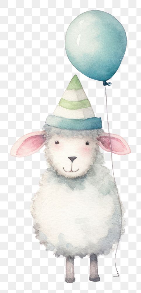PNG Sheep balloon nature party. AI generated Image by rawpixel.