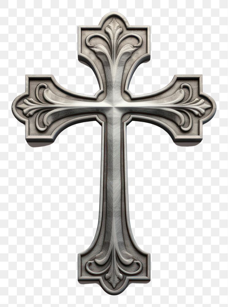 PNG Cross crucifix symbol metal. AI generated Image by rawpixel.