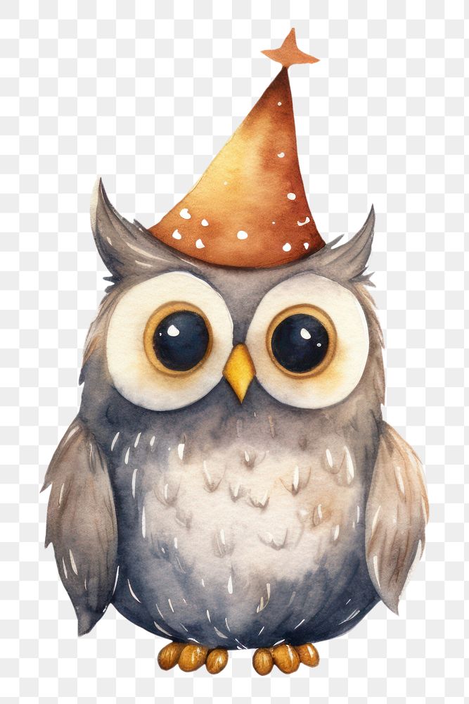 PNG Owl birthday cake representation. AI generated Image by rawpixel.