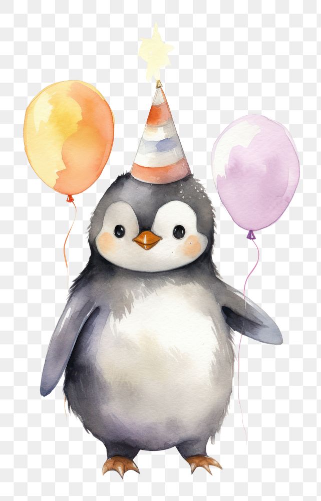 PNG Penguin penguin animal party. AI generated Image by rawpixel.